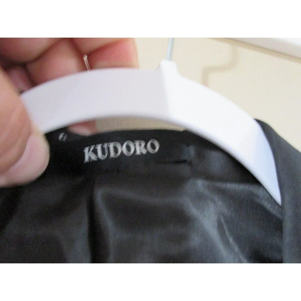 Kudoro Artno Tuxedo Red Velvet Jacket Men Lg Red/Black Standard Nylon/Polyester